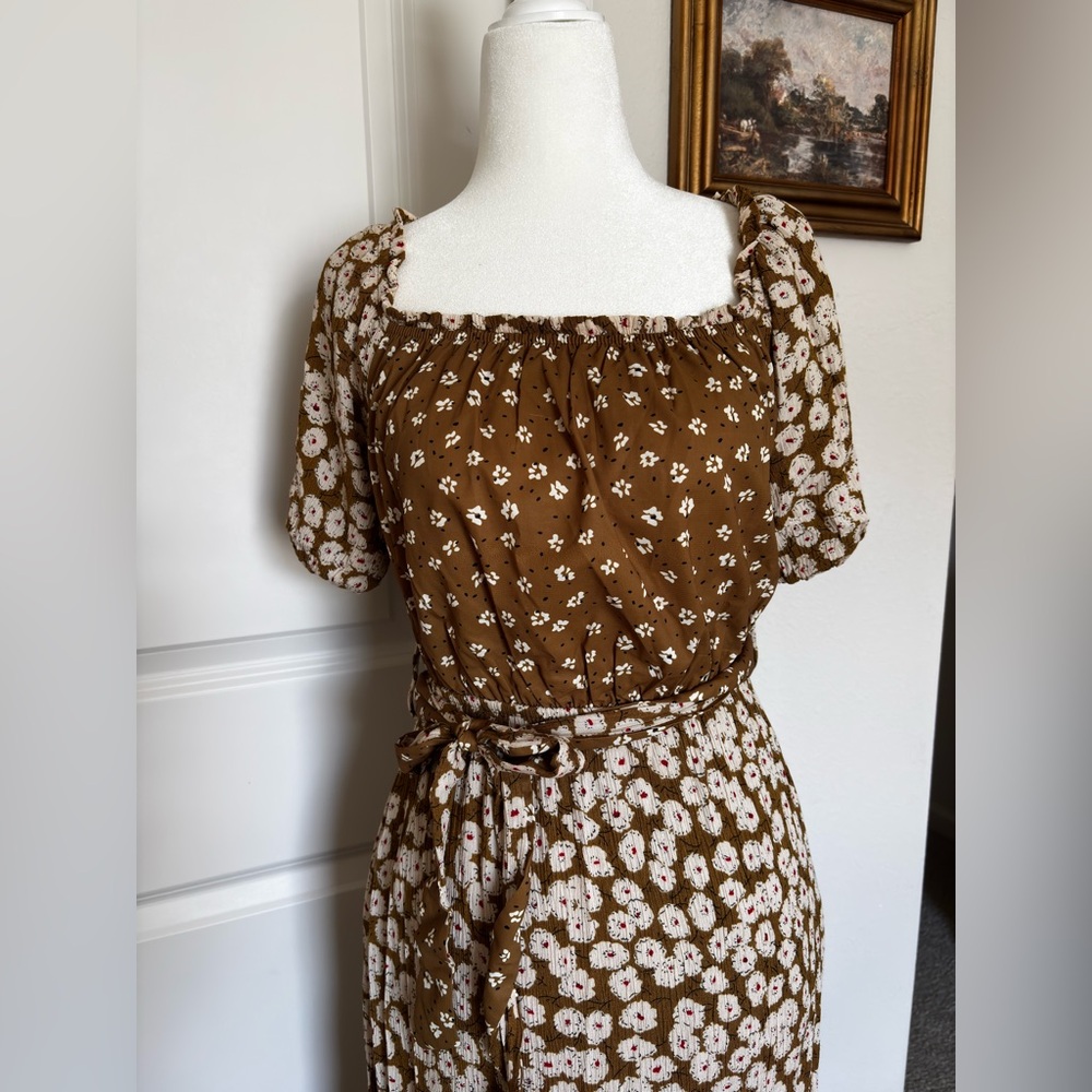 Roolee Goldenrod dress Floral mustard Dress size XS - Picture 6 of 12